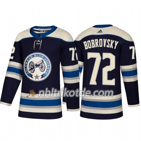 Columbus Blue Jackets Trikot Sergei Bobrovsky 72 Adidas Alternate 2018-19 Authentic - Herren